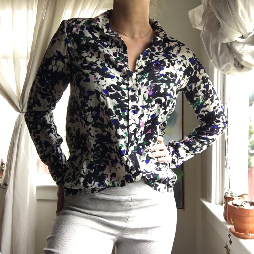 Banana Republic Button Up Blouse XS
